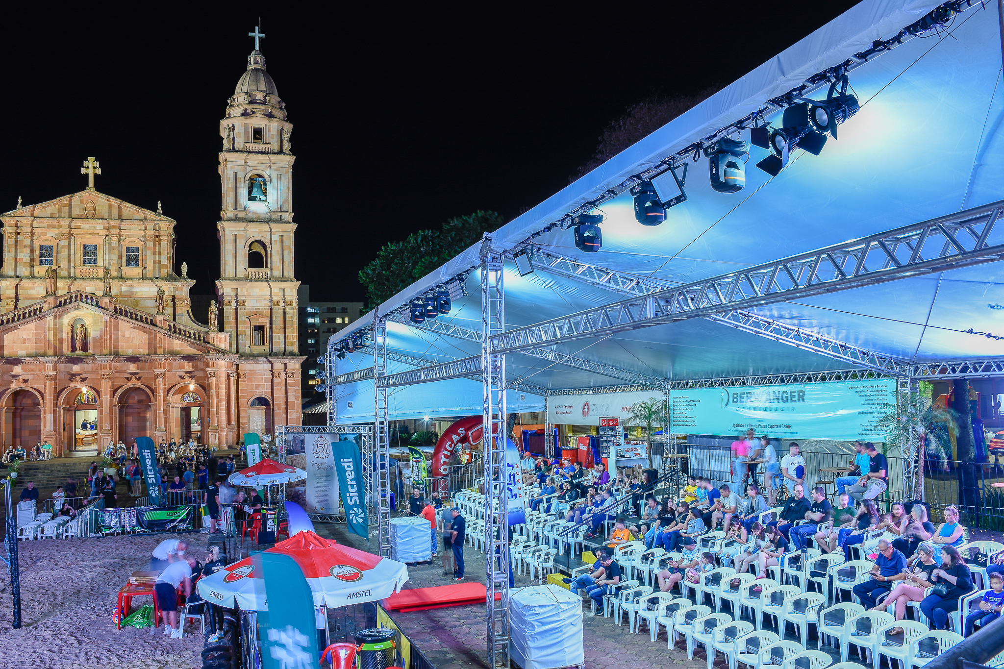  Legislativo prestigia a solenidade de abertura do Mundialito de Vôlei de Praia em Santo Ângelo