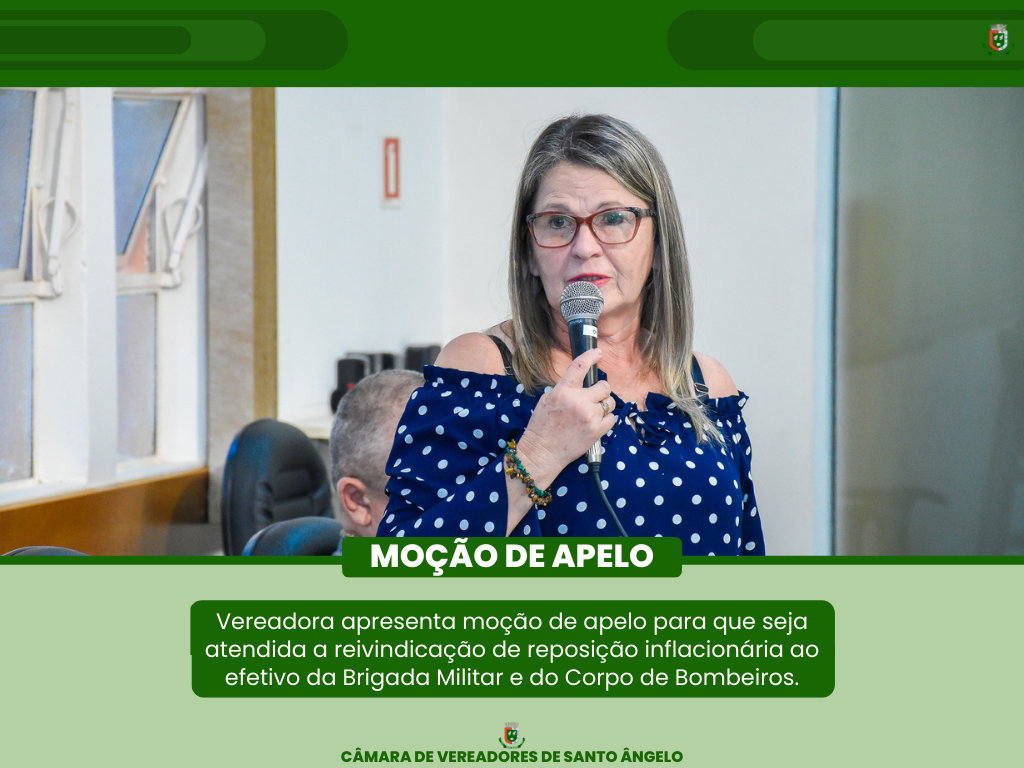 Confira os detalhes da moção proposta em plenário sobre a reposição inflacionária aos efetivos da segurança pública