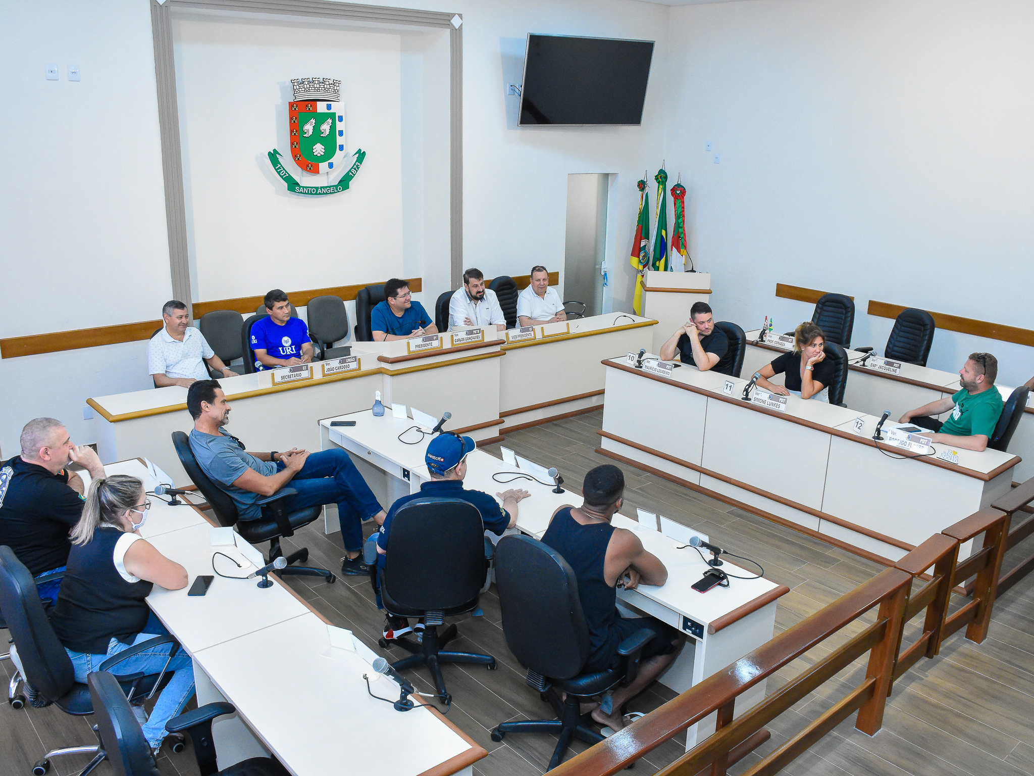  Legislativo prestigia a solenidade de abertura do Mundialito de Vôlei de Praia em Santo Ângelo