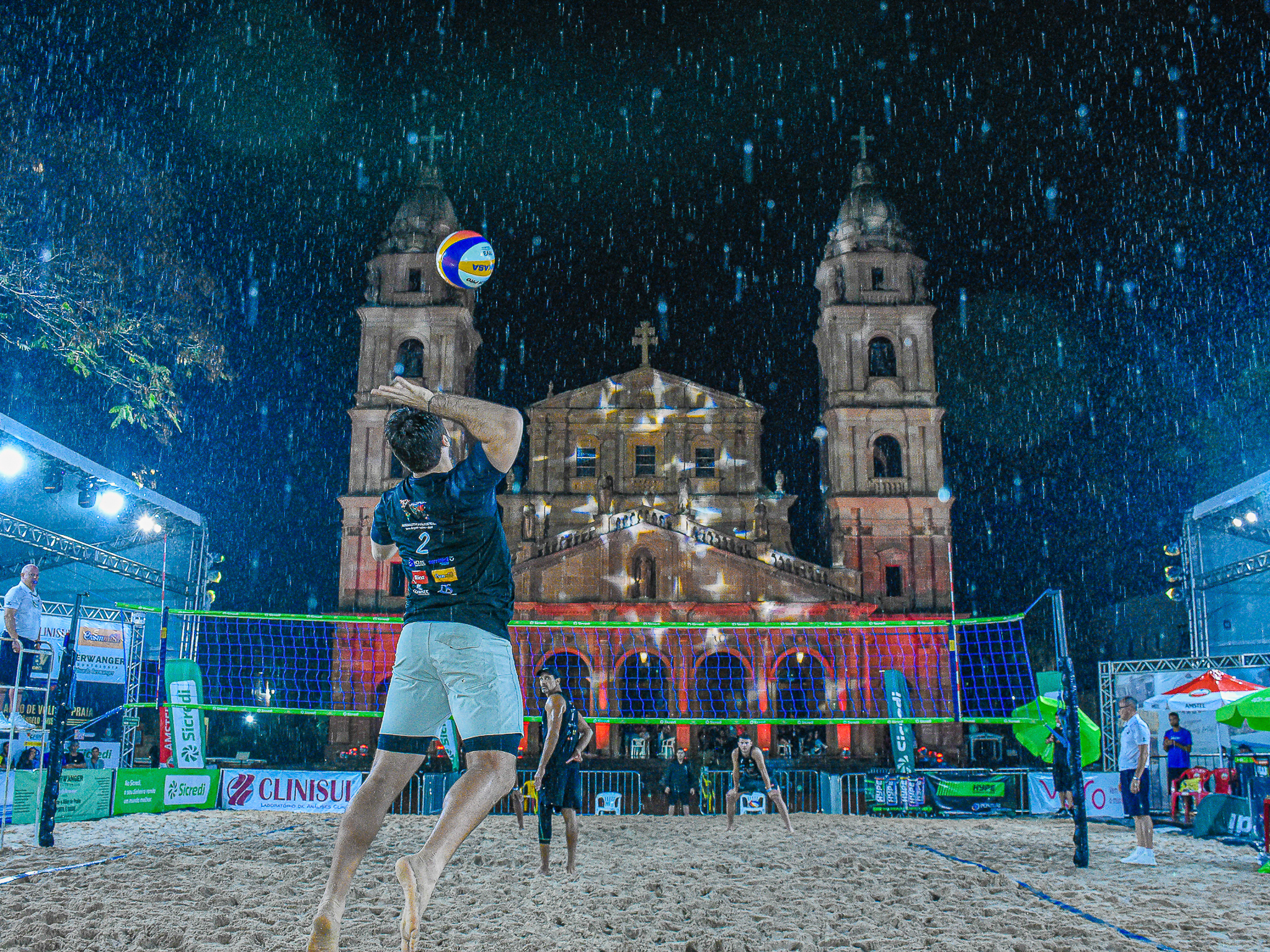  Legislativo prestigia a solenidade de abertura do Mundialito de Vôlei de Praia em Santo Ângelo