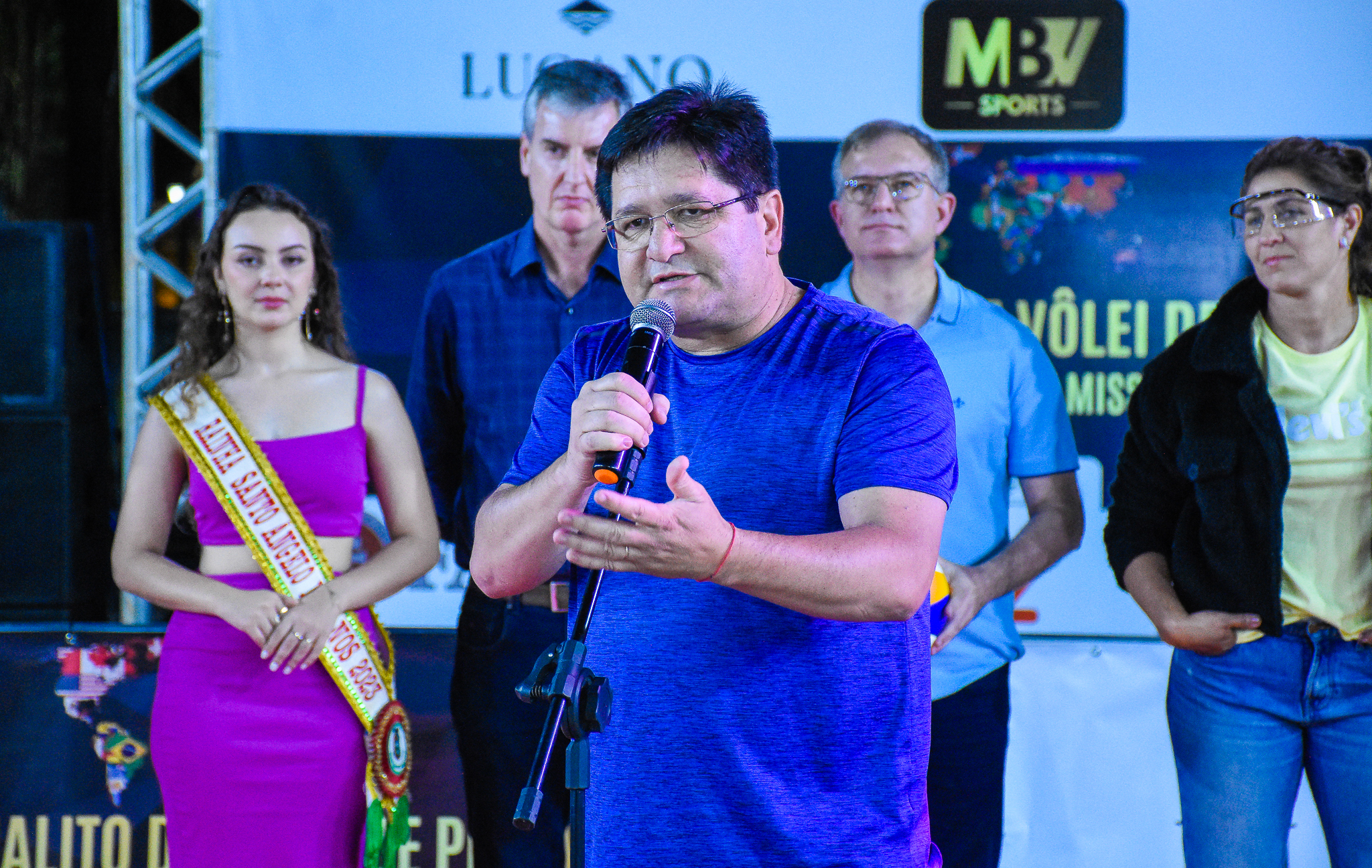  Legislativo prestigia a solenidade de abertura do Mundialito de Vôlei de Praia em Santo Ângelo