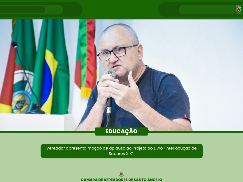 Confira as Moções aprovadas na Sessão Ordinária da última segunda-feira