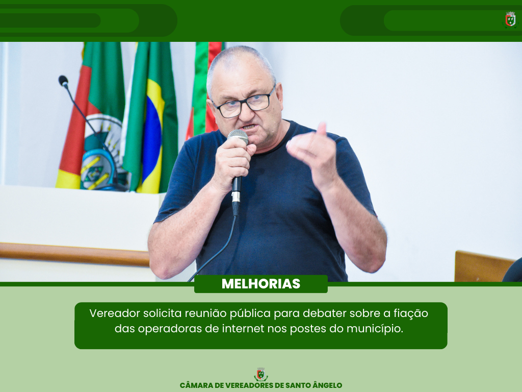 Confira os requerimentos aprovados durante a Sessão da última segunda-feira