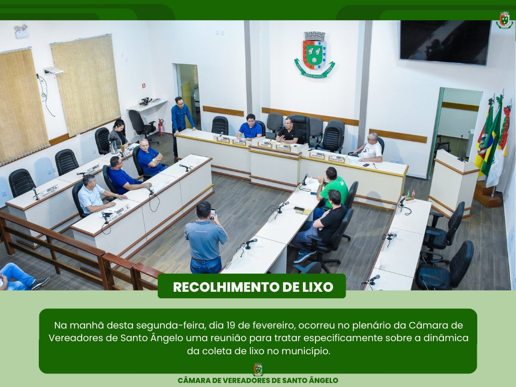 Vereadores se reúnem com empresas responsáveis pela coleta de lixo