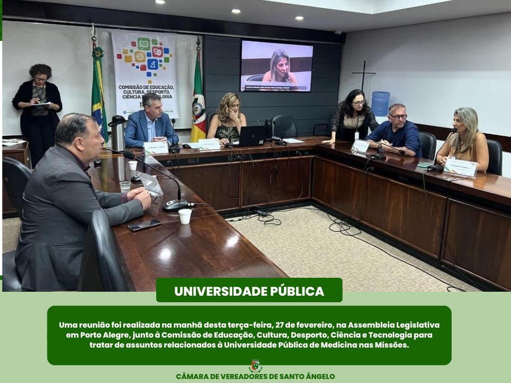 Universidade pública das missões em pauta na Assembleia Legislativa