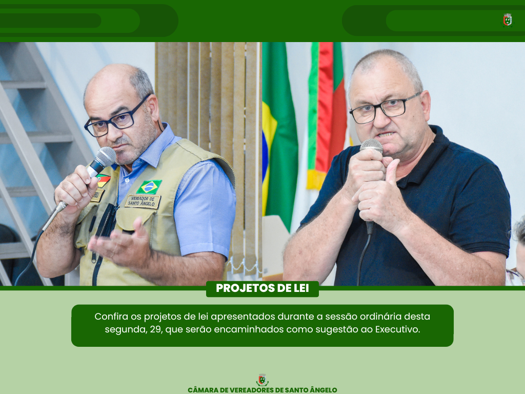 Confira os projetos de lei que foram discutidos na última segunda-feira