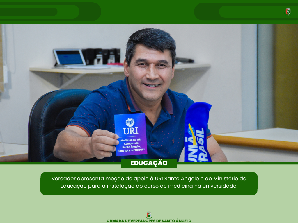 Duas Moções foram colocadas em pauta durante a última Sessão Ordinária