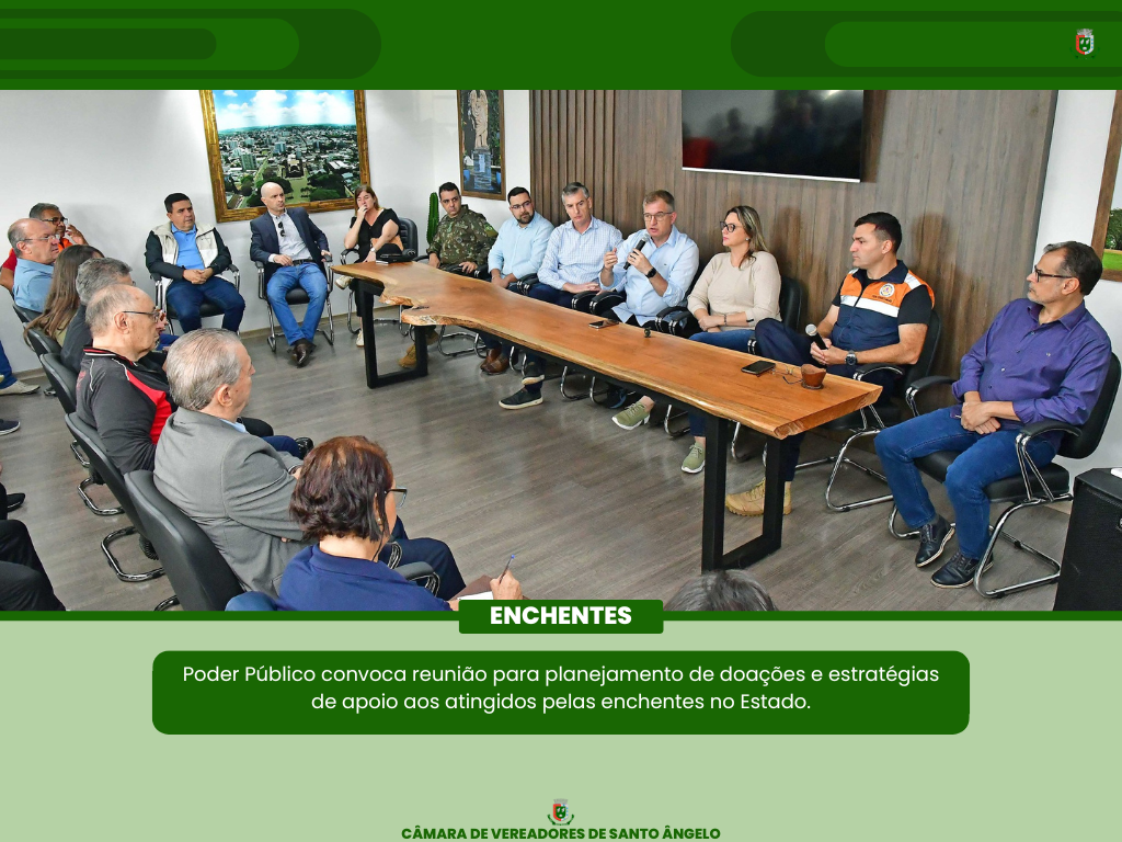  Legislativo participou de reunião para discutir a situação de moradores atingidos pela enchente 