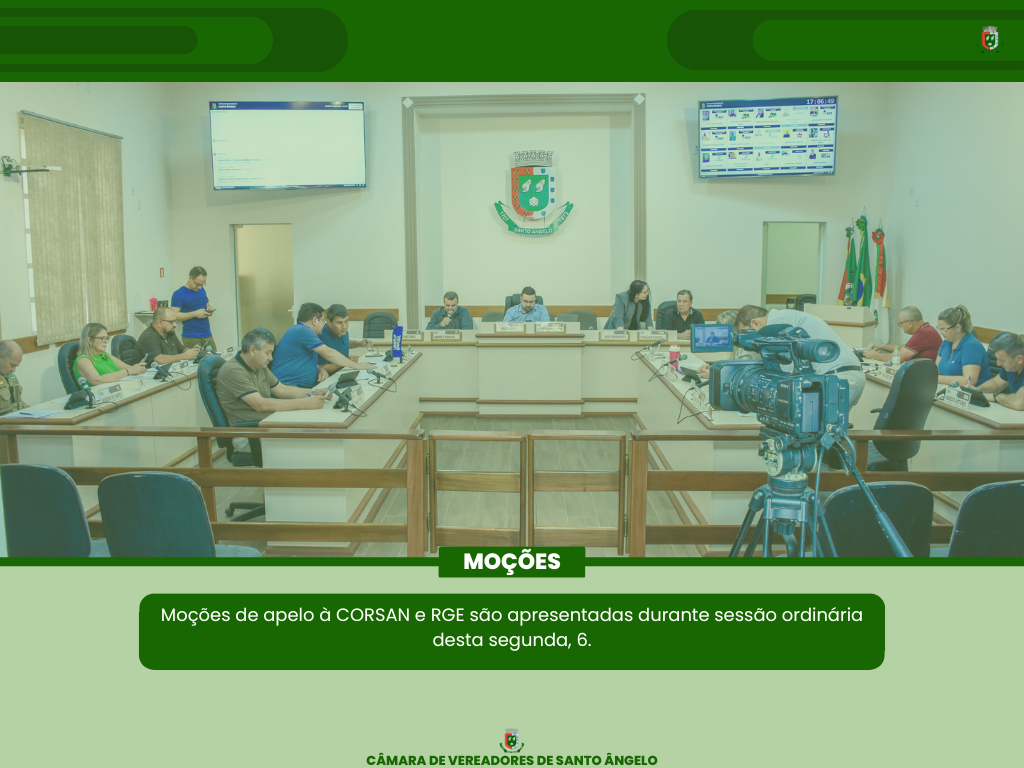Legislativo aprova duas novas moções de apelo