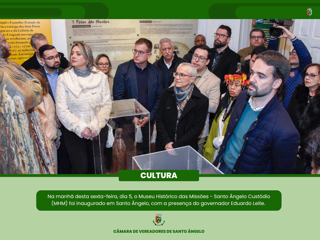 Inaugurado o  Museu Histórico das Missões - Santo Ângelo Custódio