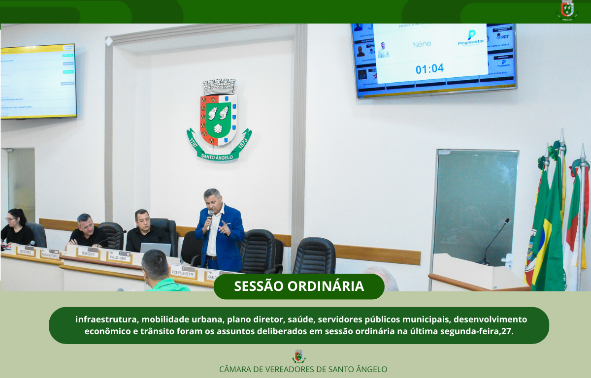 Aprovados em sessão ordinária, 6 (seis) pedidos de informações e 3 ( três) requerimentos