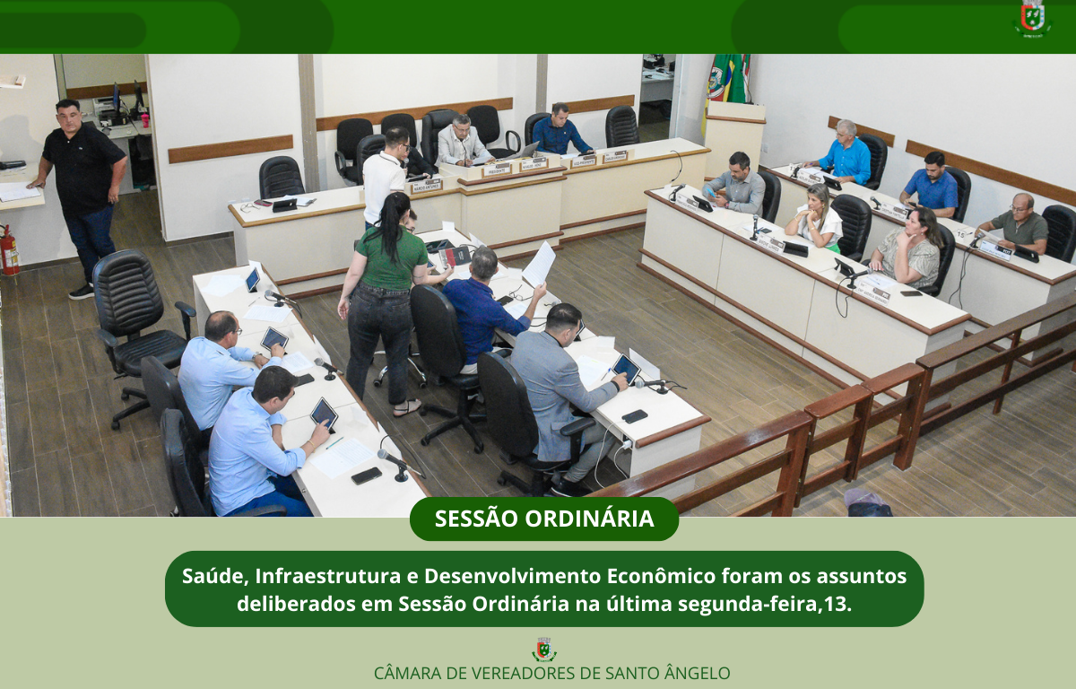 Câmara de Vereadores aprova quatorze (14) pedidos de informações e quatro (4) requerimentos
