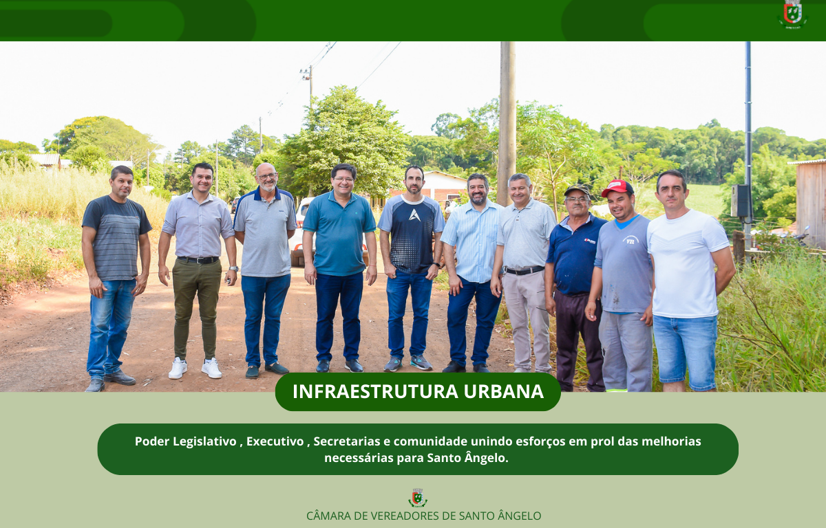 Poderes Legislativo e Executivo unidos em prol da comunidade