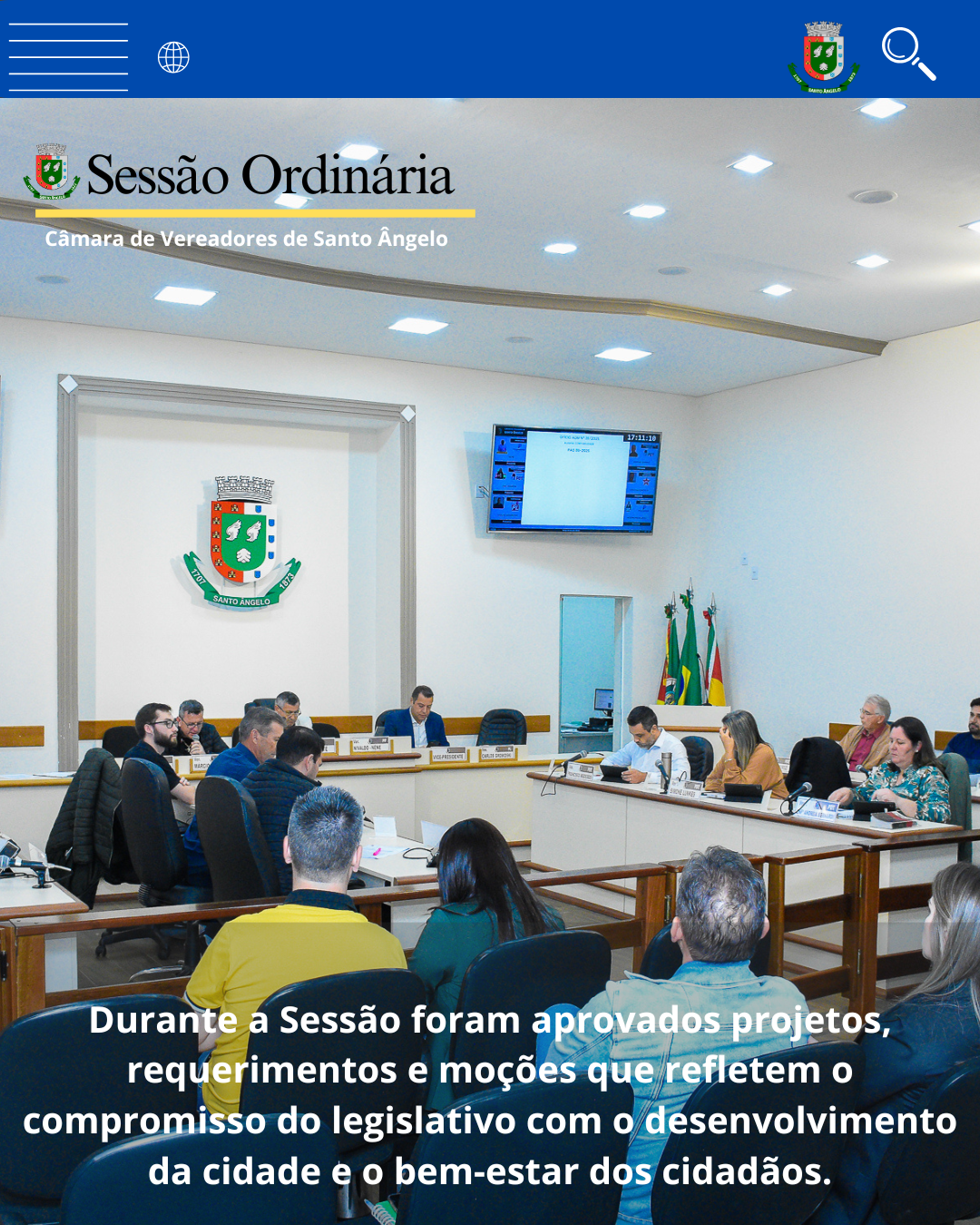 Aprovados projetos requerimentos e moções que refletem o compromisso do legislativo 