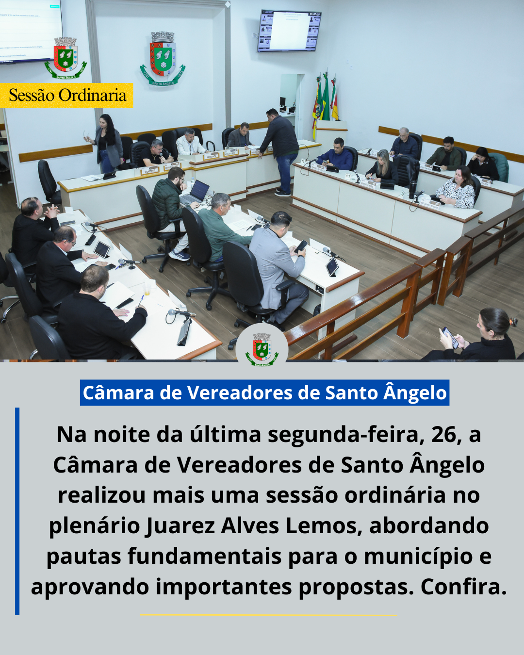 Câmara de Vereadores aprova  pautas fundamentais para o município 