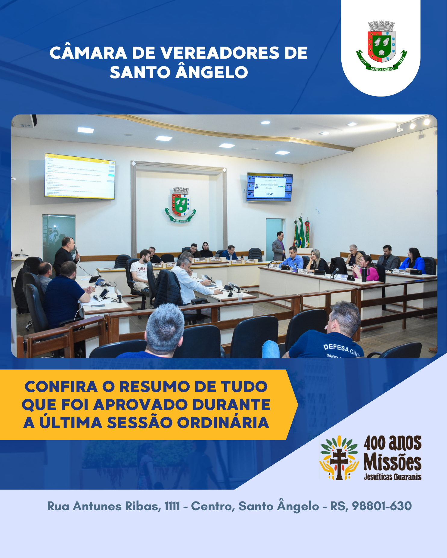 Confira os projetos debatidos e aprovados na última segunda-feira