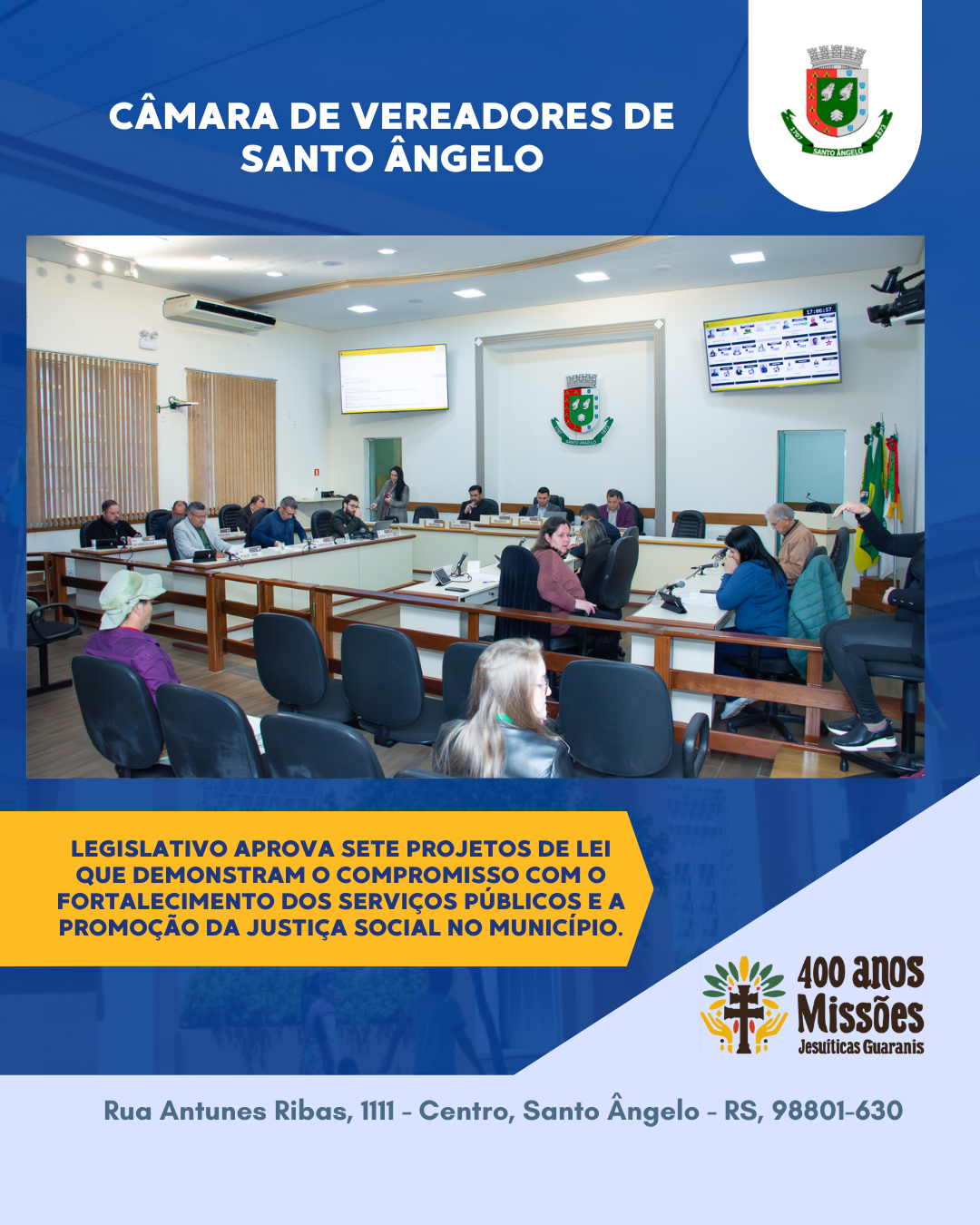 Câmara aprova sete projetos de lei que fortalecem os serviços públicos e promovem a justiça social