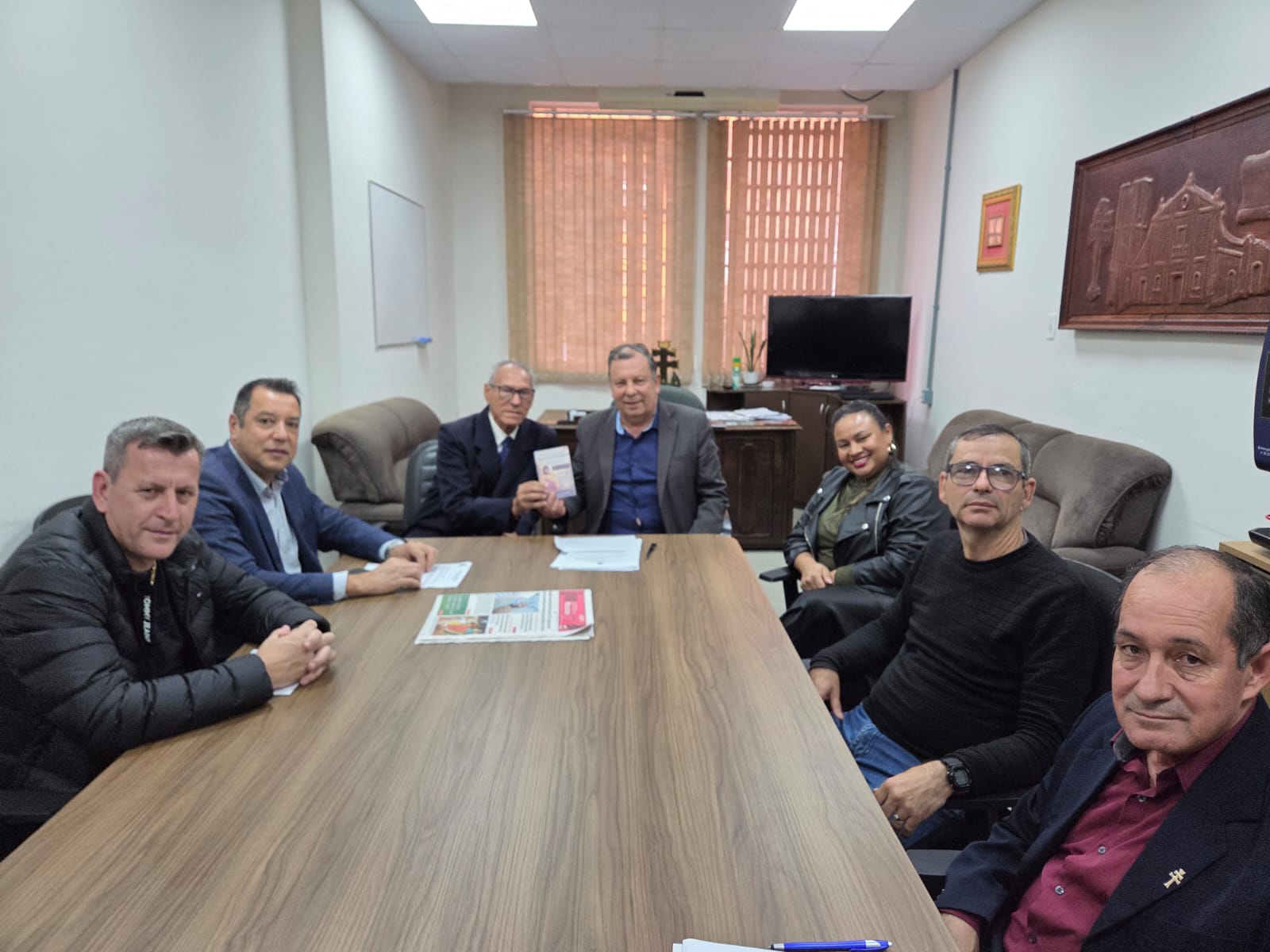 Presidente da Câmara de Vereadores recebe convite para Conferência da Estaca Santo Ângelo