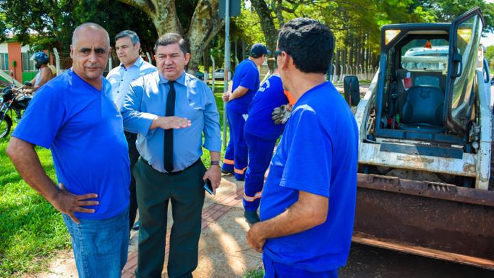 ERS-218: Presidente do Legislativo acompanha melhorias no Trevo de acesso ao Bairro Garibaldi Carrera Machado 