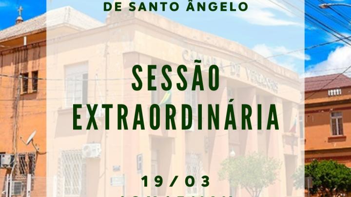 Legislativo realiza Sess&atilde;o Extraordin&aacute;ria na pr&oacute;xima sexta-feira, 19