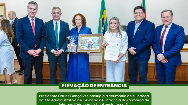 Legislativo prestigia solenidade de eleva&ccedil;&atilde;o de entr&acirc;ncia da Comarca de Santo &Acirc;ngelo