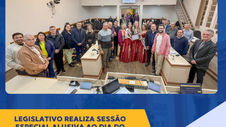 Legislativo realiza Sess&atilde;o Especial alusiva ao dia do colono e motorista