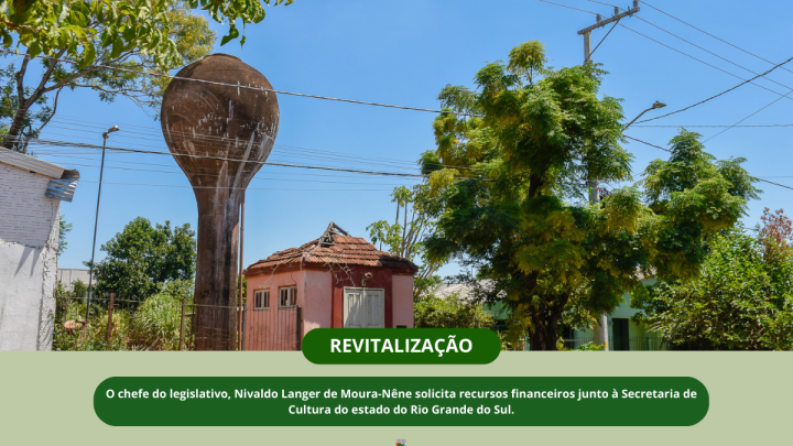   Presidente do legislativo de Santo &Acirc;ngelo reivindica verbas de revitaliza&ccedil;&atilde;o junto &agrave; Secretaria de Cultura do estado do Rio Grande do Sul