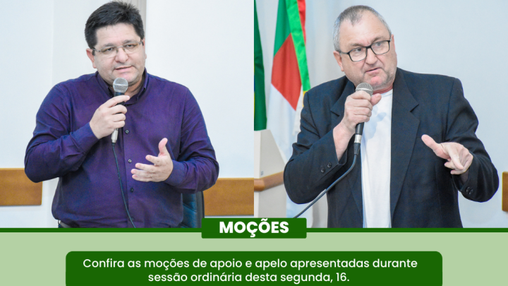 Aprovadas duas Mo&ccedil;&otilde;es durante a Sess&atilde;o Ordin&aacute;ria da &uacute;ltima segunda-feira