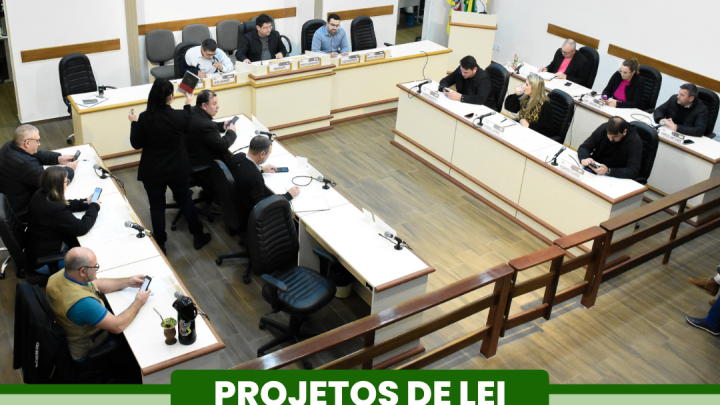  Cinco novos projetos de lei de origem do Executivo aprovados esta semana no Legislativo municipal