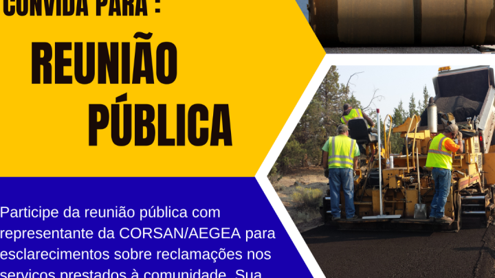 C&acirc;mara promove reuni&atilde;o p&uacute;blica para esclarecer servi&ccedil;os prestados pela CORSAN/AEGEA &agrave; comunidade
