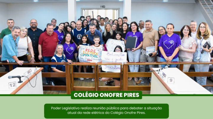 Legislativo realizou Reuni&atilde;o p&uacute;blica para discutir a situa&ccedil;&atilde;o da rede el&eacute;trica da Escola Onofre Pires