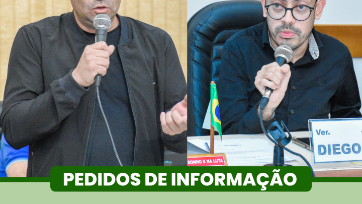 confira os pedidos de informa&ccedil;&atilde;o colocados em pauta esta semana