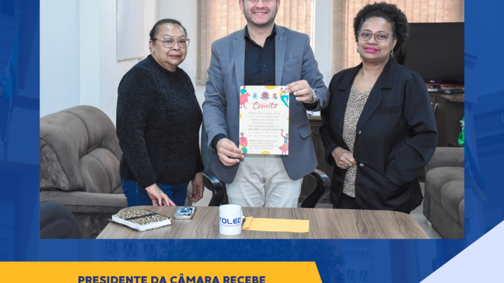 Presidente da C&acirc;mara recebe convite para participa&ccedil;&atilde;o na ExpoAfro