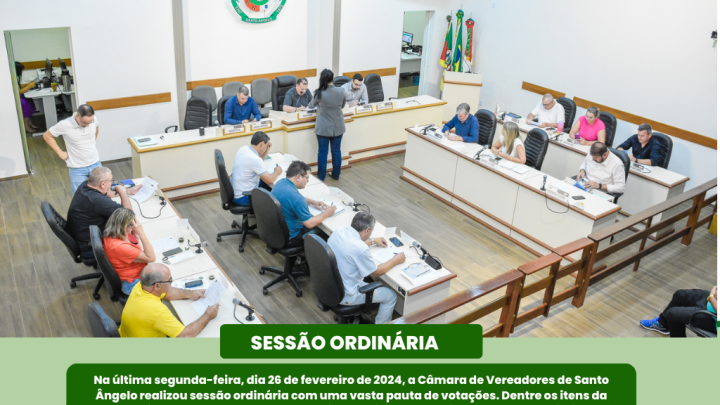C&acirc;mara realiza sess&atilde;o ordin&aacute;ria com uma vasta pauta de vota&ccedil;&otilde;es