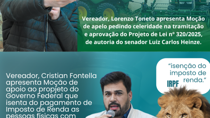 Legislativo aprova mo&ccedil;&otilde;es de apoio e apelo