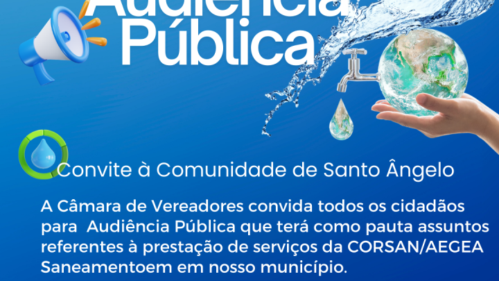 ⚠️⏭️📣ATEN&Ccedil;&Atilde;O: Audi&ecirc;ncia P&uacute;blica