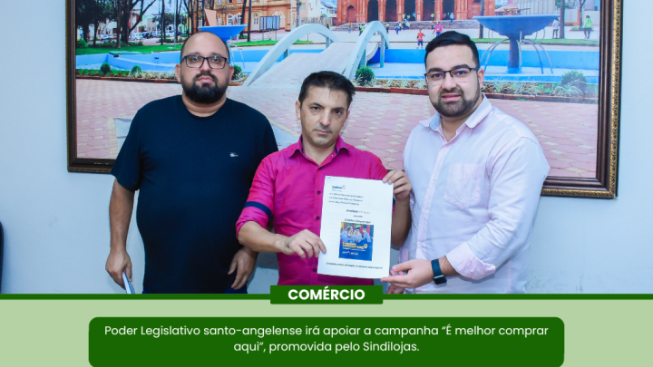 Legislativo recebeu o diretor da campanha &ldquo;&Eacute; melhor comprar aqui&rdquo;