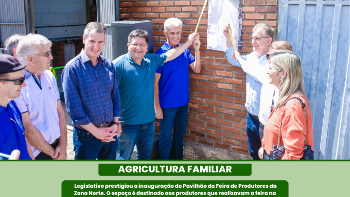 Pavilh&atilde;o da Feira de Produtores &eacute; inaugurado na Zona Norte
