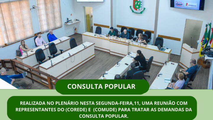 Consulta popular esteve em pauta no plen&aacute;rio do Legislativo Santo-angelense