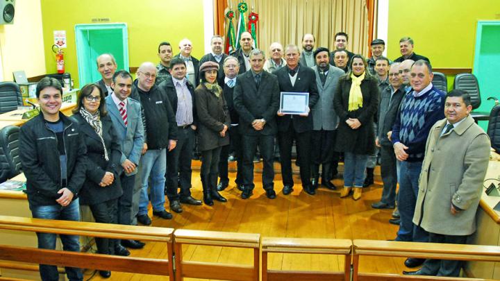 CREA-RS &eacute; homenageado pelo Poder Legislativo de Santo &Acirc;ngelo