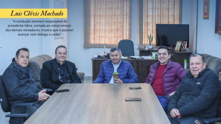 Legislativo recebe a visita do ex-presidente do PP Luis Cl&oacute;vis Machado