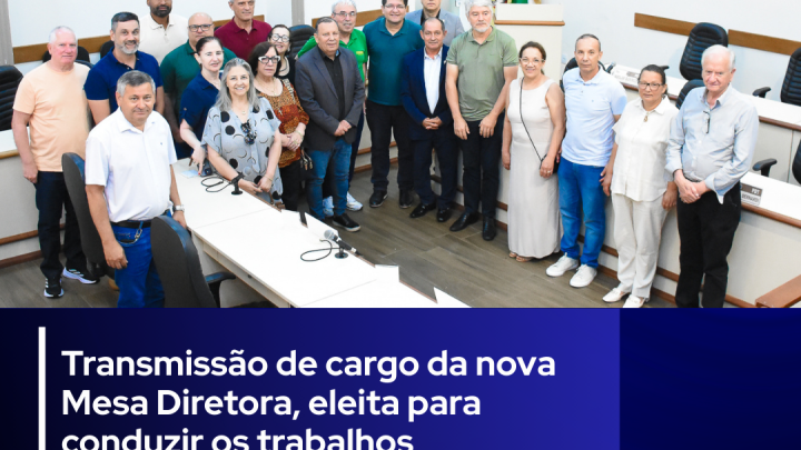 Nova Mesa Diretora assume em 2026 miss&atilde;o de fortalecer democracia uni&atilde;o e futuro missioneiro