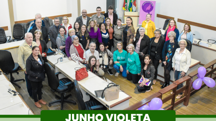 Procuradoria da Mulher atrav&eacute;s do Poder Legislativo realizou uma roda de conversa sobre a campanha Junho Violeta