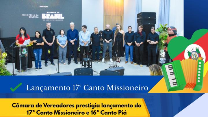 Parlamentares prestigiam abertura do Canto Missioneiro refor&ccedil;ando compromisso com a cultura local