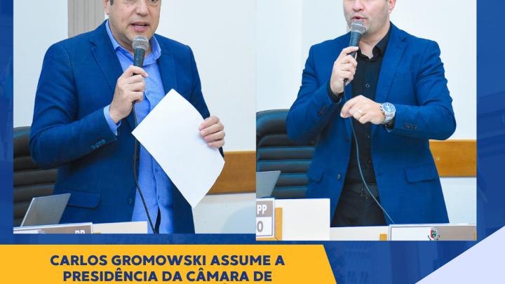 Carlos Gromowski assume a presid&ecirc;ncia da C&acirc;mara de Vereadores de Santo &Acirc;ngelo a partir desta ter&ccedil;a-feira