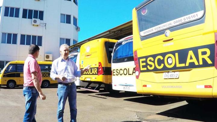 Presidente da C&acirc;mara articula parceria entre Estado e Munic&iacute;pio a fim de garantir transporte escolar para todos. 