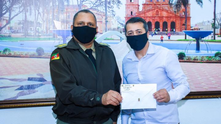 C&acirc;mara de Vereadores recebe convite para troca de Comando do CRPO Miss&otilde;es