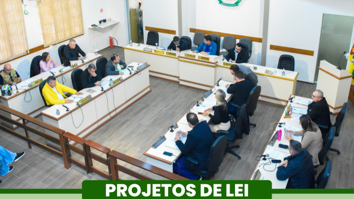 Confira os Projetos de Lei aprovados durante a Sess&atilde;o Ordin&aacute;ria da &uacute;ltima segunda-feira