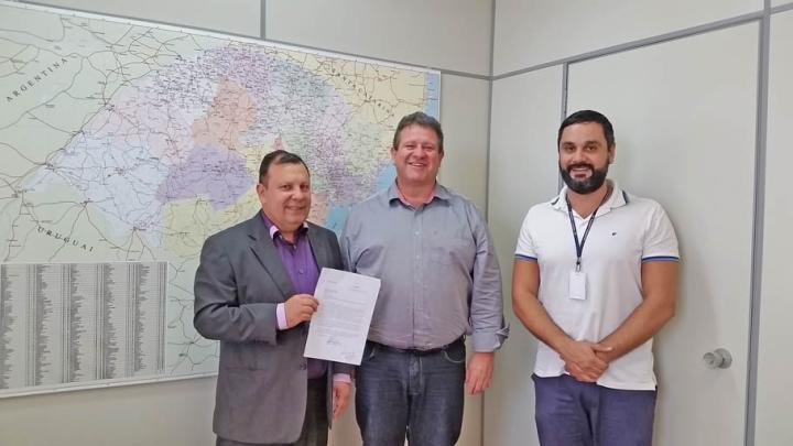  Vereador Vando Ribeiro garante melhorias no trevo de acesso ao IFF- campus Santo &Acirc;ngelo, na ERS 218