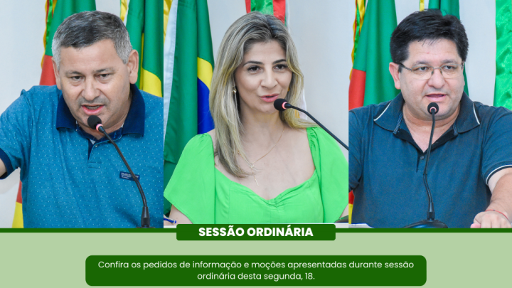 Legislativo aprova Mo&ccedil;&otilde;es e Pedido de Informa&ccedil;&atilde;o